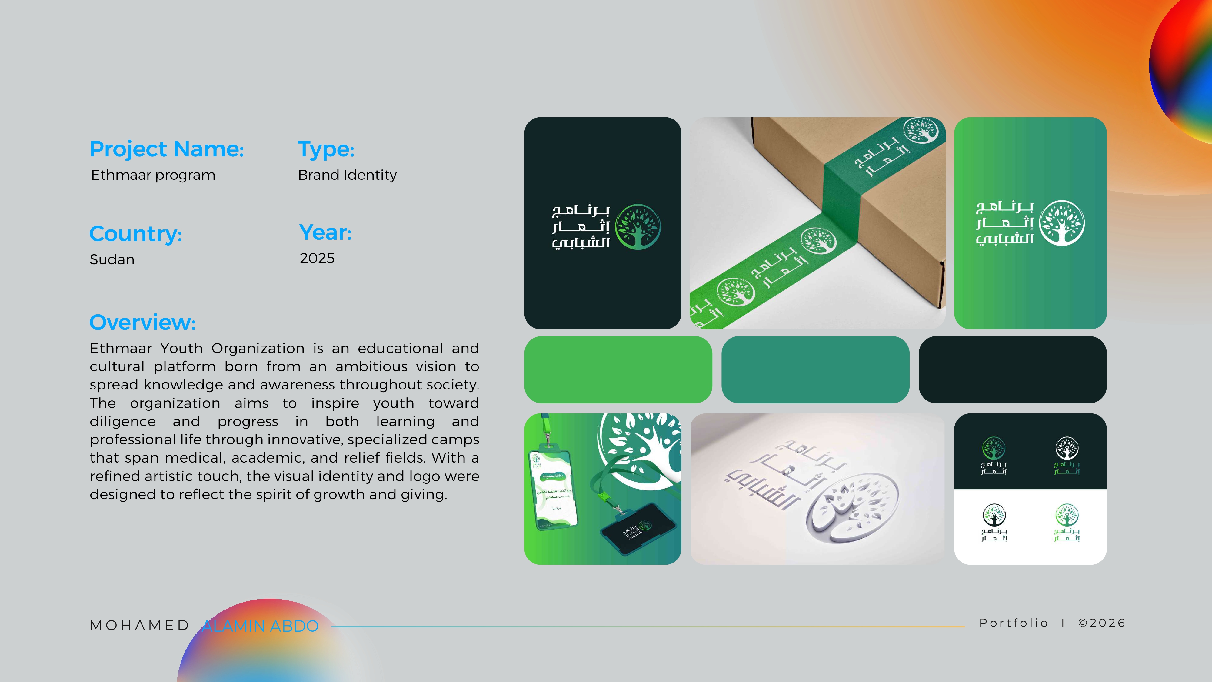 Social Media Graphics Portfolio Example